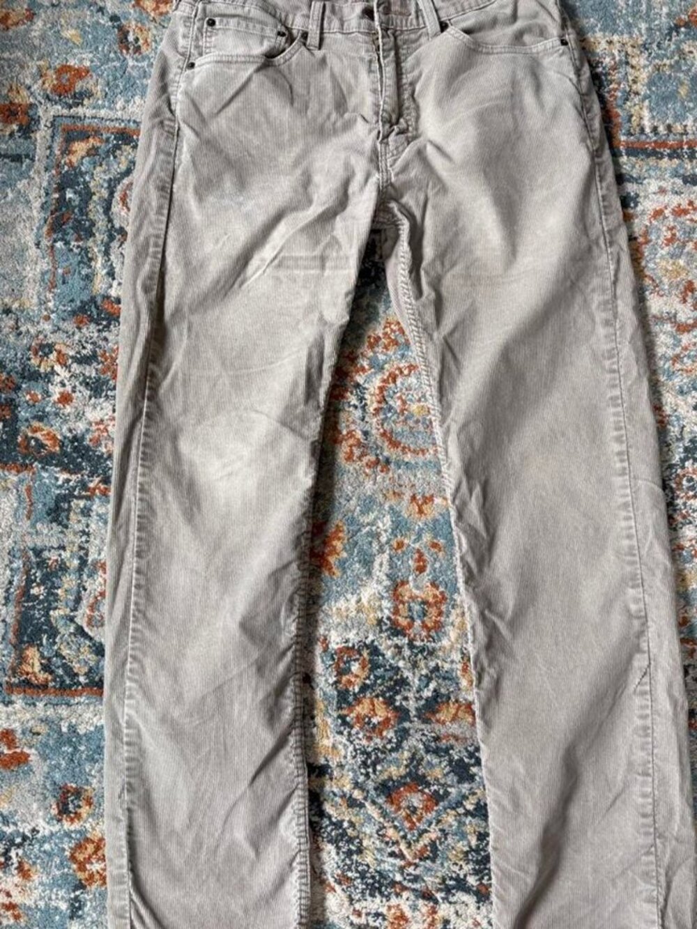 Levi's 505 Gray Corduroy Pants โ W32 L30
